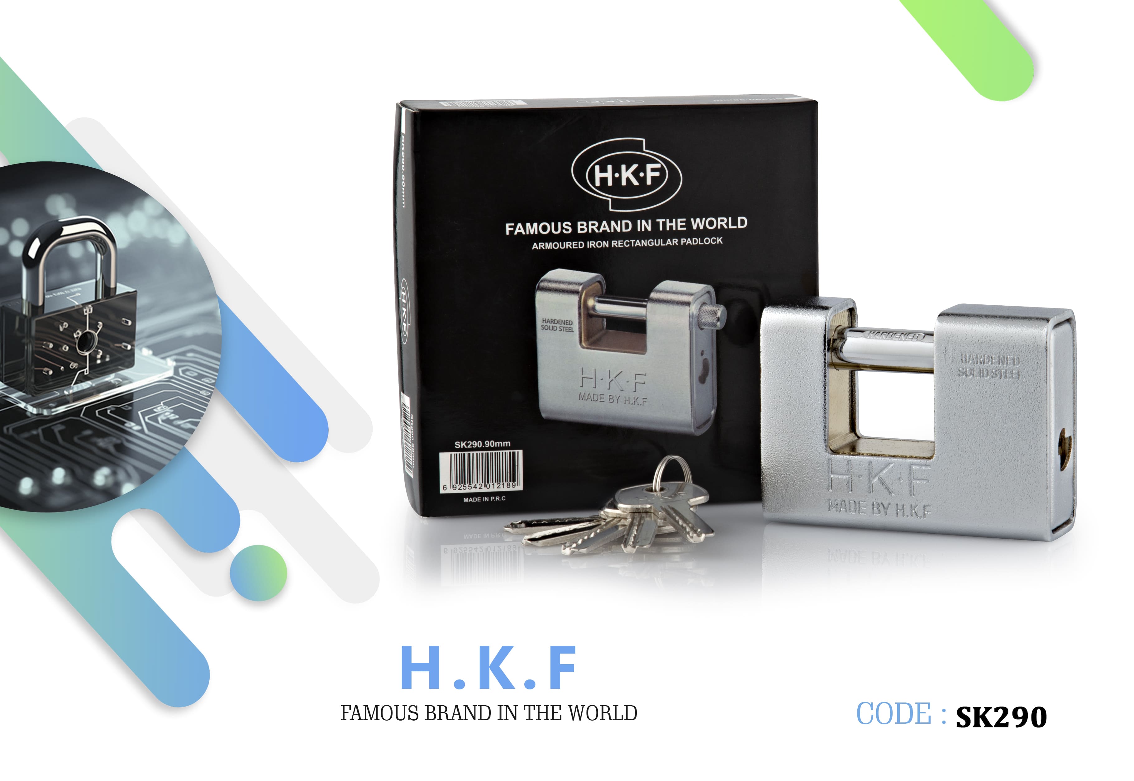 قفل کتابی تمام روکش